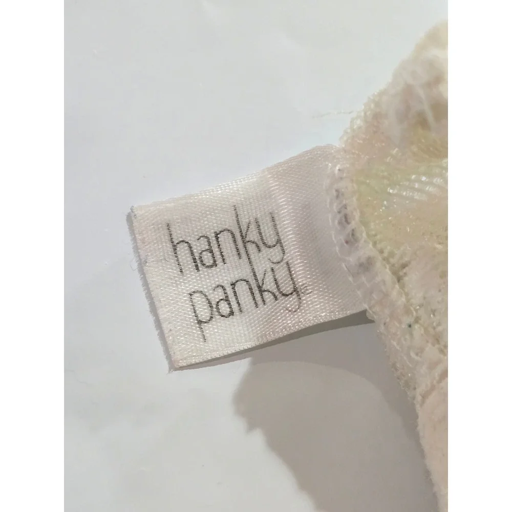 Hanky Panky White Whimsy Romantic Bridal Cottage Lingerie Lace Bralette Medium